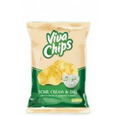 VIVA PATATINE CON PANNA E ANETO 100 GR (E-FOOD)