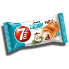 CROISSANT 7 DAYS DOUBLE CON CACAO E COCCO 80 GR