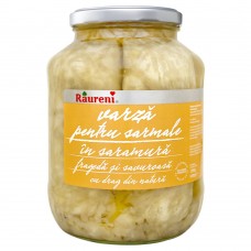 FOGLIE DI VERZA PER INVOLTINI, IN SALAMOIA 1600 GR (RAURENI)